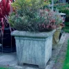 Large|Square^Statues & Sculptures Grand Square Stone Garden Planter