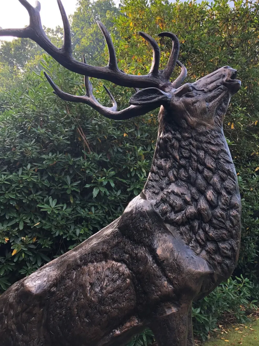 Stags & Deers^Statues & Sculptures Grand Stag Life-Size 292cm Metal Bronze Garden Statue