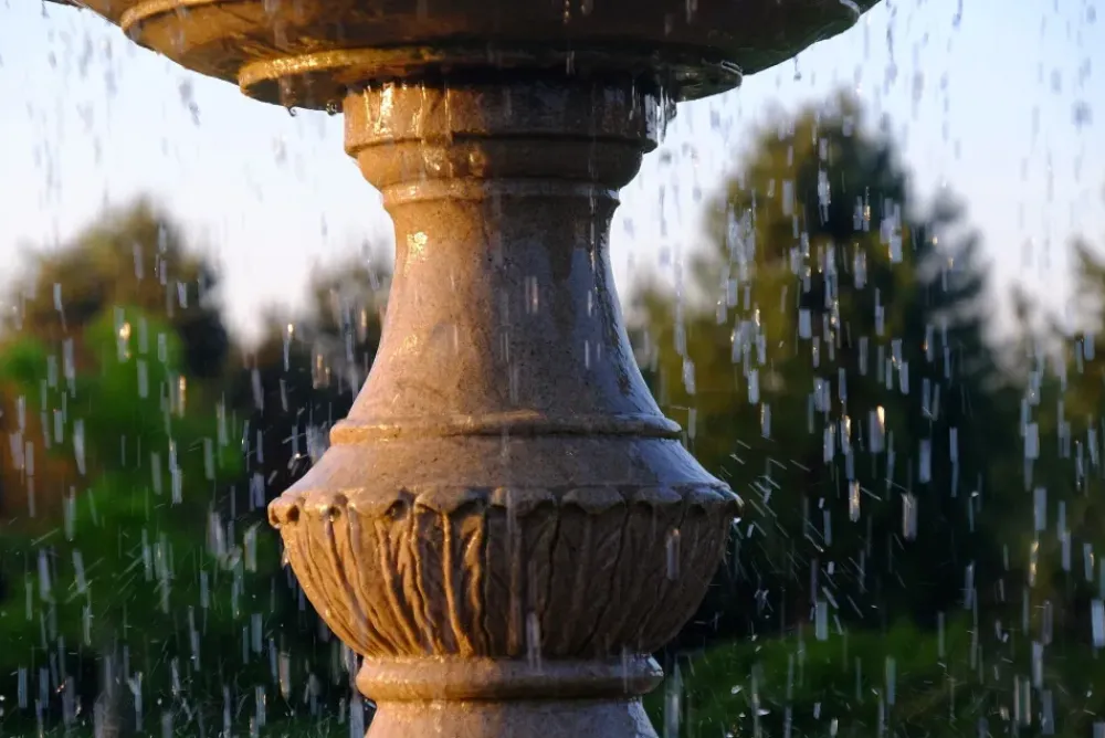 Water Features^Statues & Sculptures Grand Triple Tier 4m Sandstone Stone Water Fountain Feature