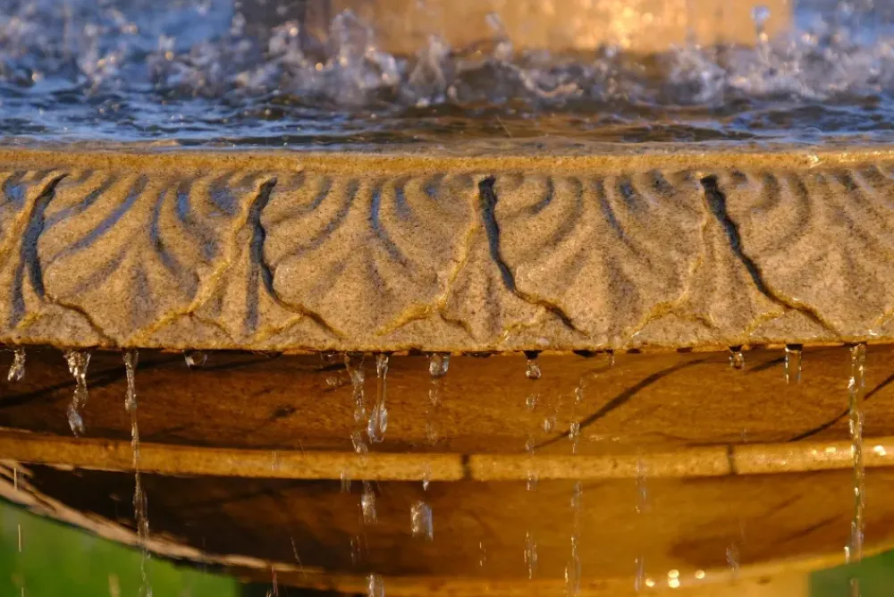 Water Features^Statues & Sculptures Grand Triple Tier 4m Sandstone Stone Water Fountain Feature