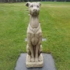 Dogs^Statues & Sculptures Greyhound 90cm Stone Garden Statue