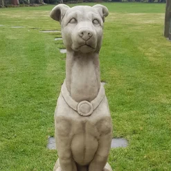 Dogs^Statues & Sculptures Greyhound 90cm Stone Garden Statue