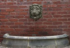 Water Features^Statues & Sculptures Half Circle Large Stone Pool Surround Water Feature