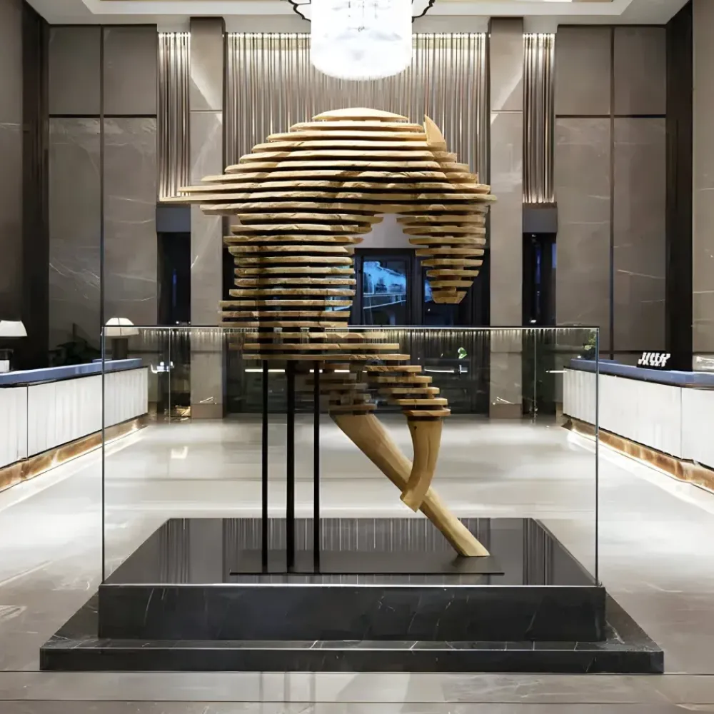 Floor Standing|Abstract^Statues & Sculptures Harmonic Horse 160cm Bronze Metal Garden Sculpture v1