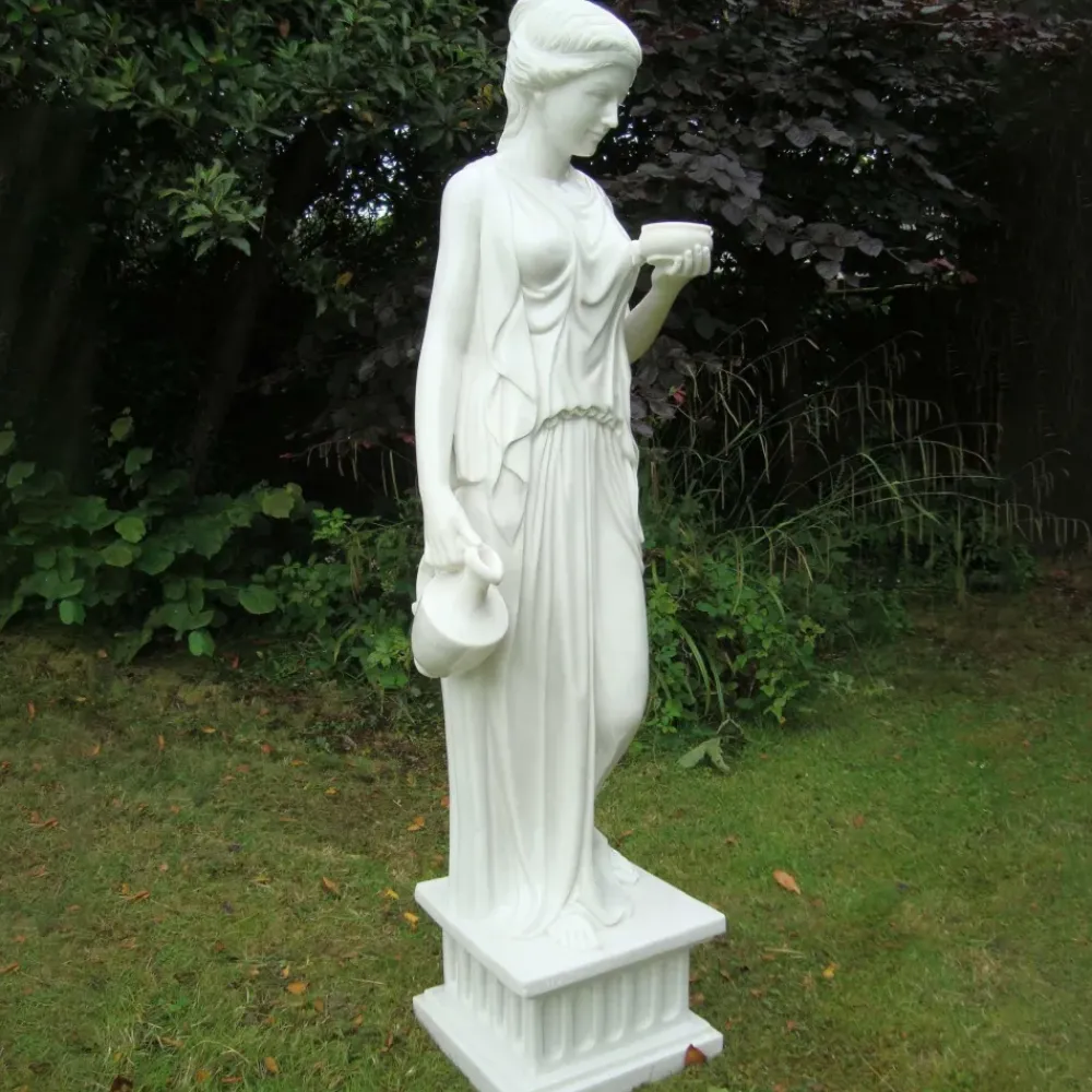 Greek^Statues & Sculptures Hebe 160cm Marble Resin Garden Statue