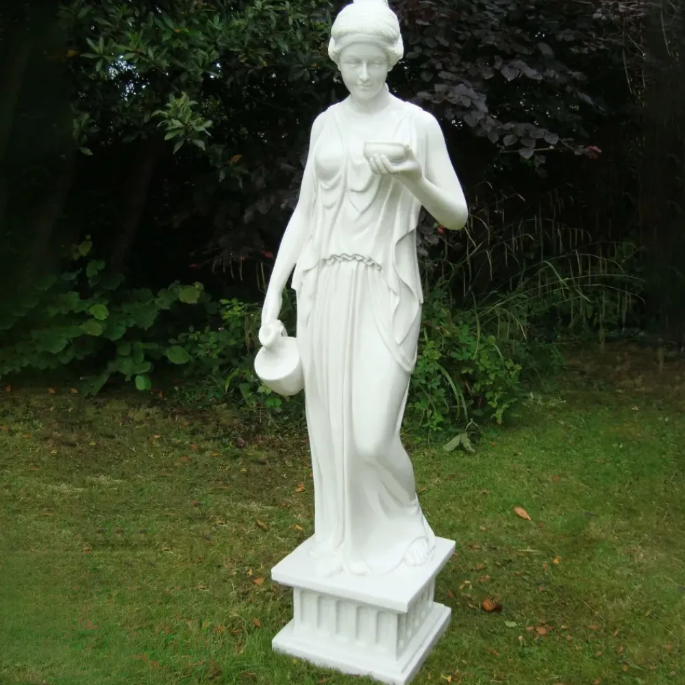 Greek^Statues & Sculptures Hebe 160cm Marble Resin Garden Statue