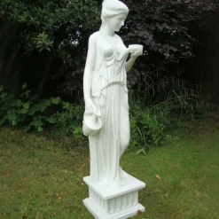 Greek^Statues & Sculptures Hebe 85cm Marble Resin Garden Statue