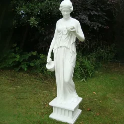 Greek^Statues & Sculptures Hebe 85cm Marble Resin Garden Statue