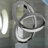 Contemporary|Contemporary^Statues & Sculptures Helix 98cm Metal Stainless Steel Indoor Sculpture