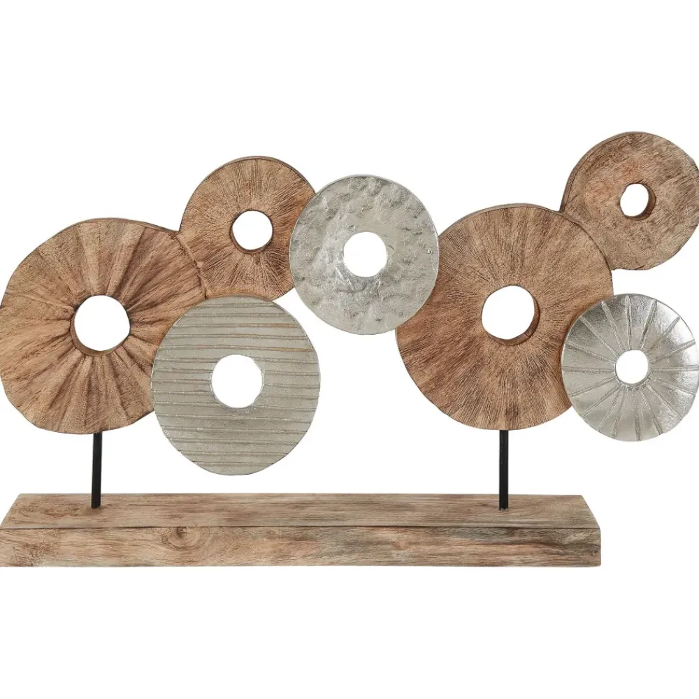 Table Top|Abstract^Statues & Sculptures Hollow Orb 35cm Wood Indoor Sculpture