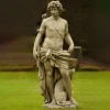 Roman^Statues & Sculptures Hunter & Dog Stone Stone Garden Statue