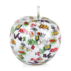 Table Top|Pop Art^Statues & Sculptures Iconic Apple 30cm Pop Art Resin Indoor Sculpture