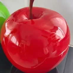 Table Top|Contemporary^Statues & Sculptures Iconic Apple 30cm Red Resin Indoor Sculpture