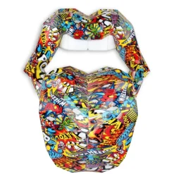 Wall Art|Pop Art^Statues & Sculptures Iconic Lips 42cm Pop Art Resin Wall Sculpture