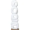 Table Top|Abstract^Statues & Sculptures Infinite Quartet 61cm White Wood Indoor Sculpture