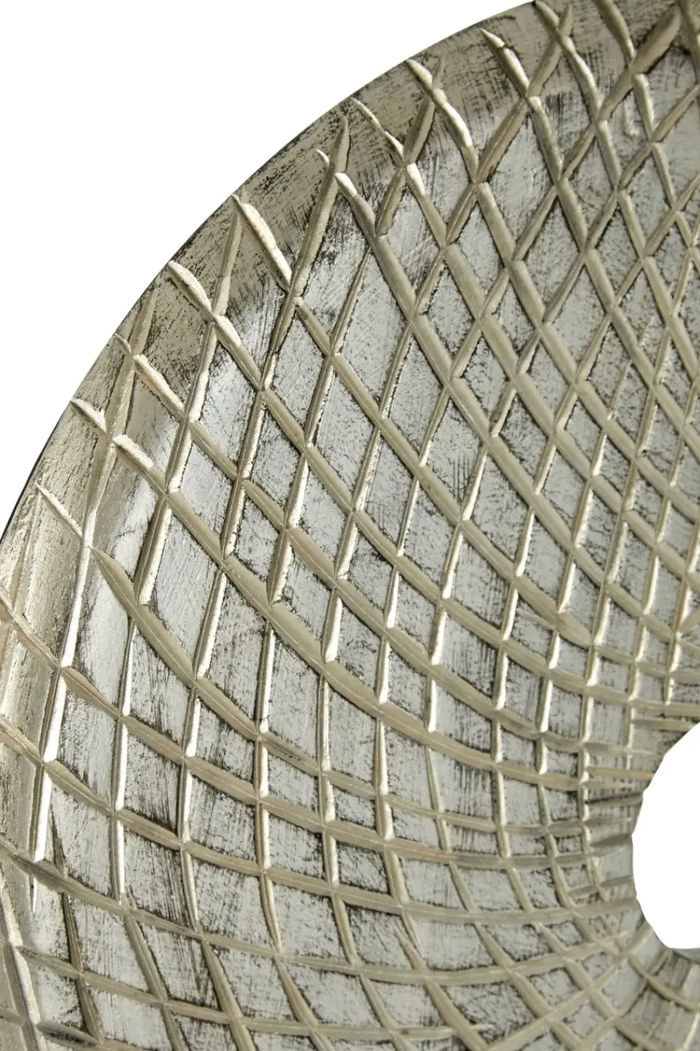 Table Top|Abstract^Statues & Sculptures Infinity Core 50cm Silver Wood Indoor Sculpture