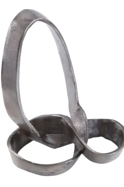 Table Top|Abstract^Statues & Sculptures Infinity Knot 22cm Black Metal Indoor Sculpture