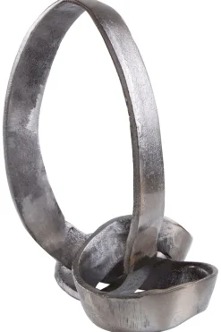Table Top|Abstract^Statues & Sculptures Infinity Knot 22cm Black Metal Indoor Sculpture