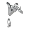Figurative|Wall Art^Statues & Sculptures Infinity Man 28cm Silver Resin Wall Sculpture
