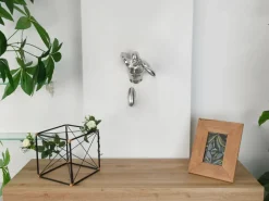 Figurative|Wall Art^Statues & Sculptures Infinity Man 28cm Silver Resin Wall Sculpture