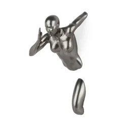 Figurative|Wall Art^Statues & Sculptures Infinity Woman 28cm Anthracite Resin Wall Sculpture