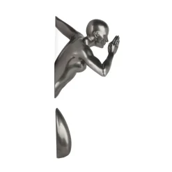 Figurative|Wall Art^Statues & Sculptures Infinity Woman 28cm Anthracite Resin Wall Sculpture