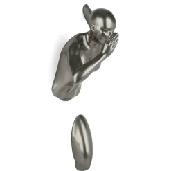 Figurative|Wall Art^Statues & Sculptures Infinity Woman 50cm Anthracite Resin Wall Sculpture