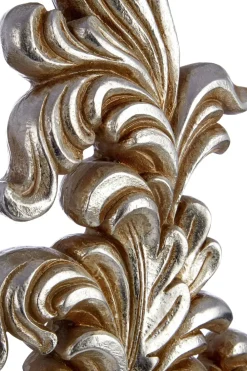 Table Top|Contemporary^Statues & Sculptures Jacquard Design 68cm Silver Resin Indoor Sculpture