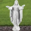 Jesus^Statues & Sculptures Jesus Christ 58cm Marble Resin Garden Statue