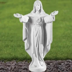 Jesus^Statues & Sculptures Jesus Christ 58cm Marble Resin Garden Statue