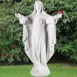 Jesus^Statues & Sculptures Jesus Christ 100cm Marble Resin Garden Statue