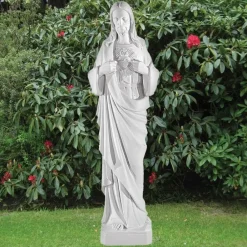Jesus^Statues & Sculptures Jesus Christ 122cm Marble Resin Garden Statue