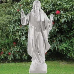 Jesus^Statues & Sculptures Jesus Christ 83cm Marble Resin Garden Statue