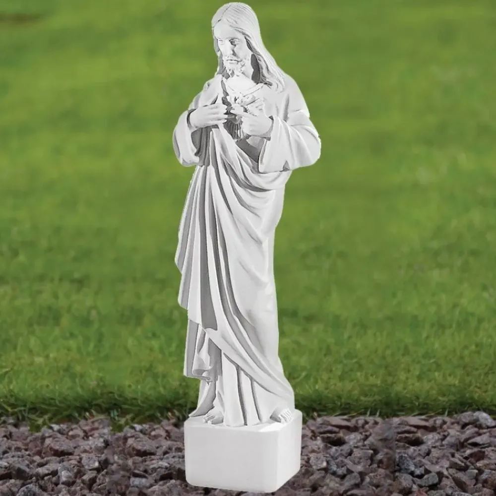 Jesus^Statues & Sculptures Jesus Christ 42cm Marble Resin Garden Statue