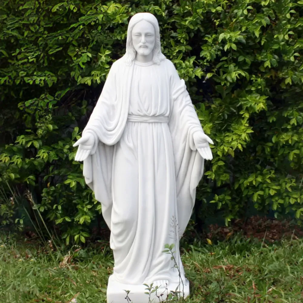 Jesus^Statues & Sculptures Jesus 80cm Marble Resin Garden Statue