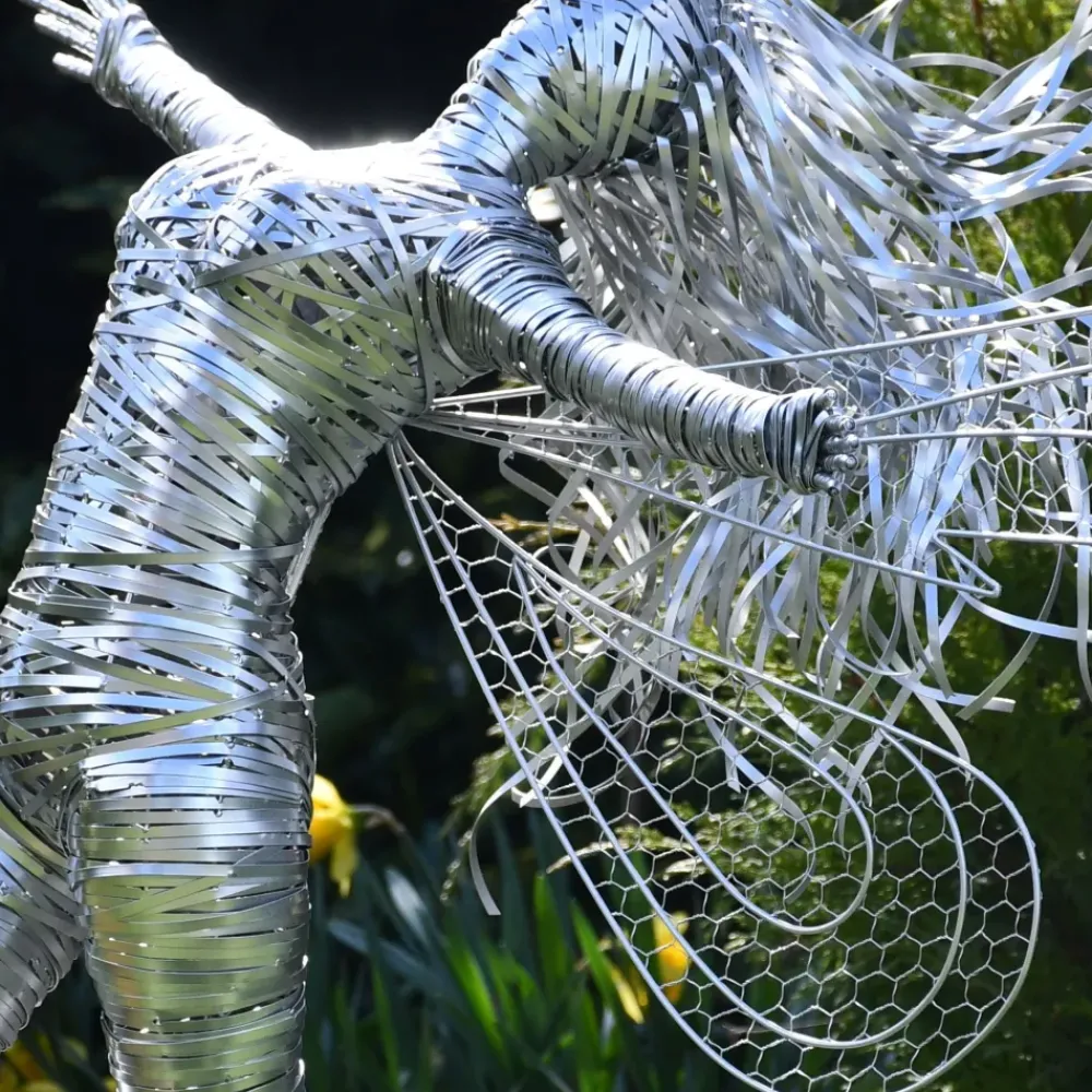 Fairies^Statues & Sculptures Kaida Fairy Metal Wire Garden Sculpture