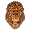 Wall Art|Animals^Statues & Sculptures King Gorilla 43cm Bronze Resin Wall Sculpture