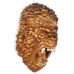 Wall Art|Animals^Statues & Sculptures King Gorilla 43cm Bronze Resin Wall Sculpture