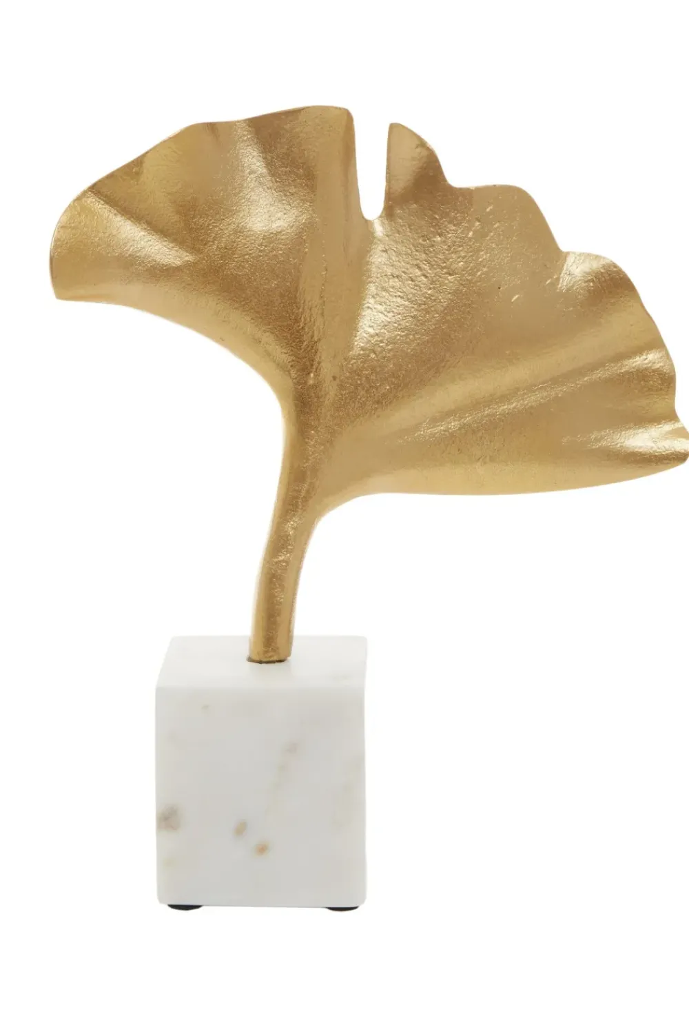 Table Top|Contemporary^Statues & Sculptures Leaf of Light 30cm Gold Metal Indoor Sculpture
