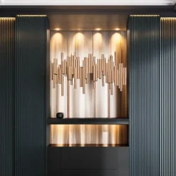 Table Top|Floor Standing^Statues & Sculptures Light Symphony 82cm Copper Metal Indoor Sculpture