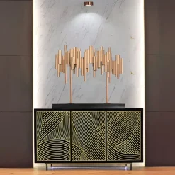 Table Top|Floor Standing^Statues & Sculptures Light Symphony 82cm Copper Metal Indoor Sculpture