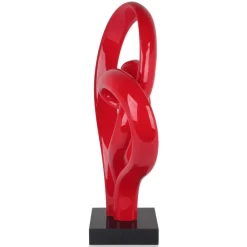 Floor Standing|Abstract^Statues & Sculptures Love Fusion 73cm Red Resin Indoor Sculpture