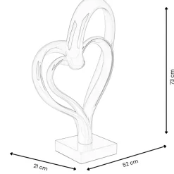 Floor Standing|Abstract^Statues & Sculptures Love Fusion 73cm Red Resin Indoor Sculpture