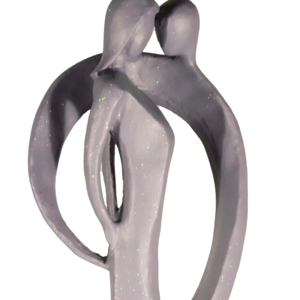 Modern^Statues & Sculptures Loving Kiss 82cm Modern Poly Resin Garden Statue