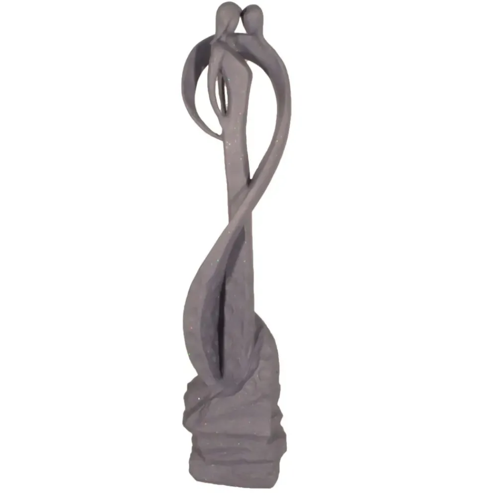 Modern^Statues & Sculptures Loving Kiss 82cm Modern Poly Resin Garden Statue