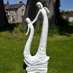 Modern^Statues & Sculptures Loving Mother Modern Poly Resin Garden Statue