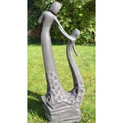Modern^Statues & Sculptures Loving Mother Modern Poly Resin Garden Statue