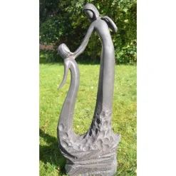 Modern^Statues & Sculptures Loving Mother Modern Poly Resin Garden Statue