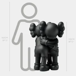 Figurative|Floor Standing^Statues & Sculptures Lucify Affection 135cm Black Resin Indoor Sculpture