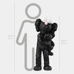 Figurative|Floor Standing^Statues & Sculptures Lucify Bedtime 135cm Black Resin Indoor Sculpture